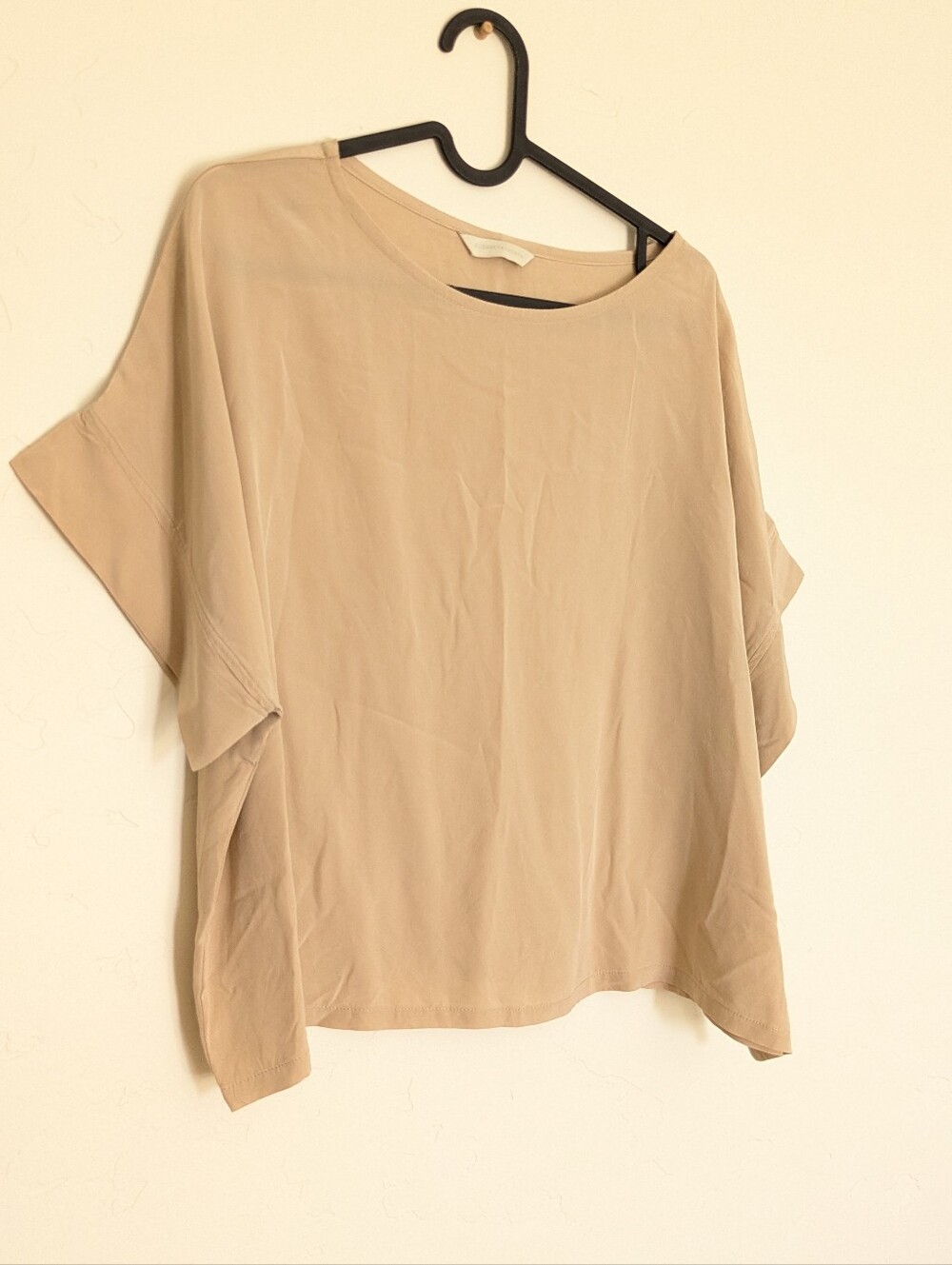 Elizabeth Suzann silk Boxy georgia tee Women’s Top in blush